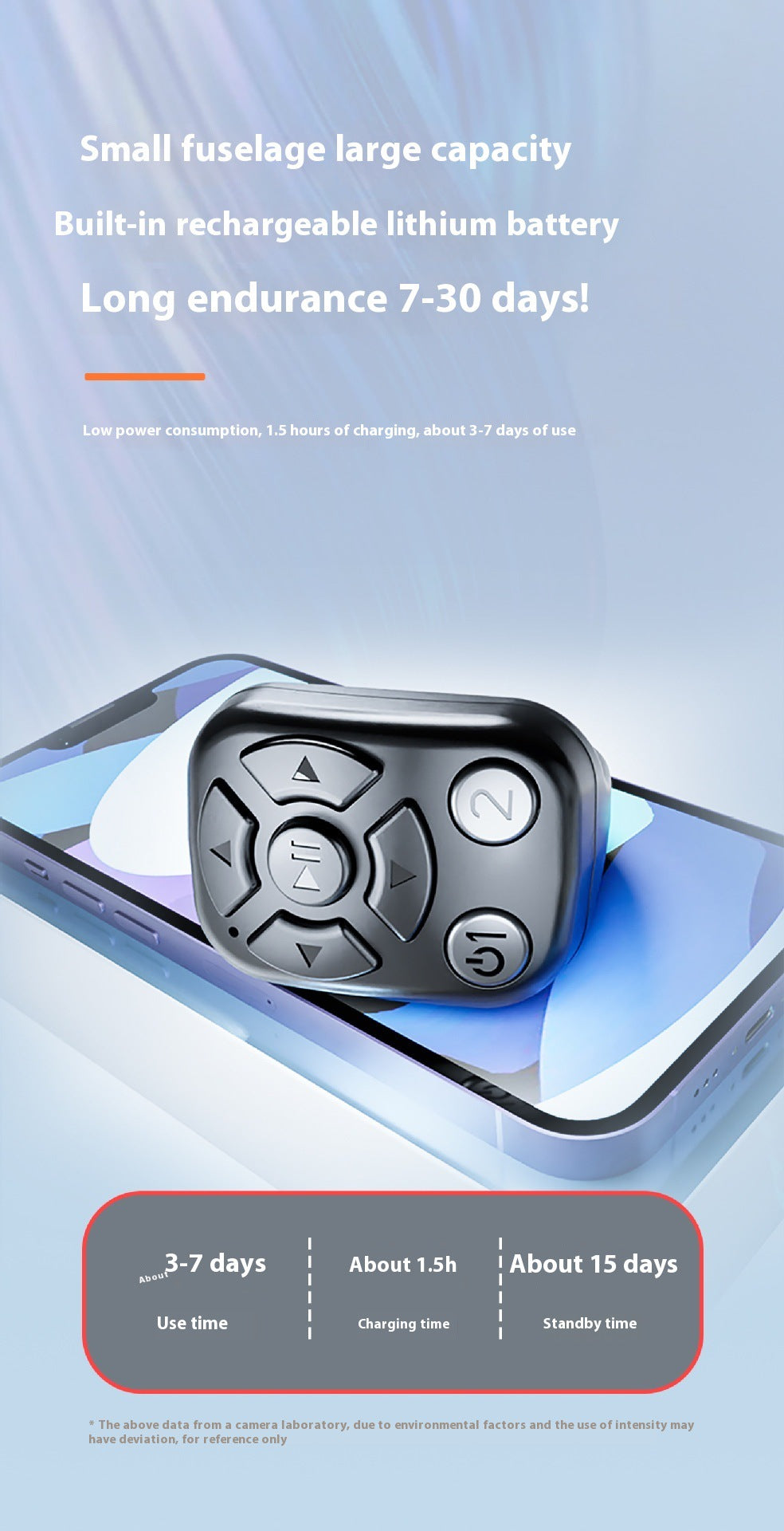 J6 Bluetooth Ring Afstandsbediening | Multifunctionele, platformonafhankelijke mobiele telefooncontroller