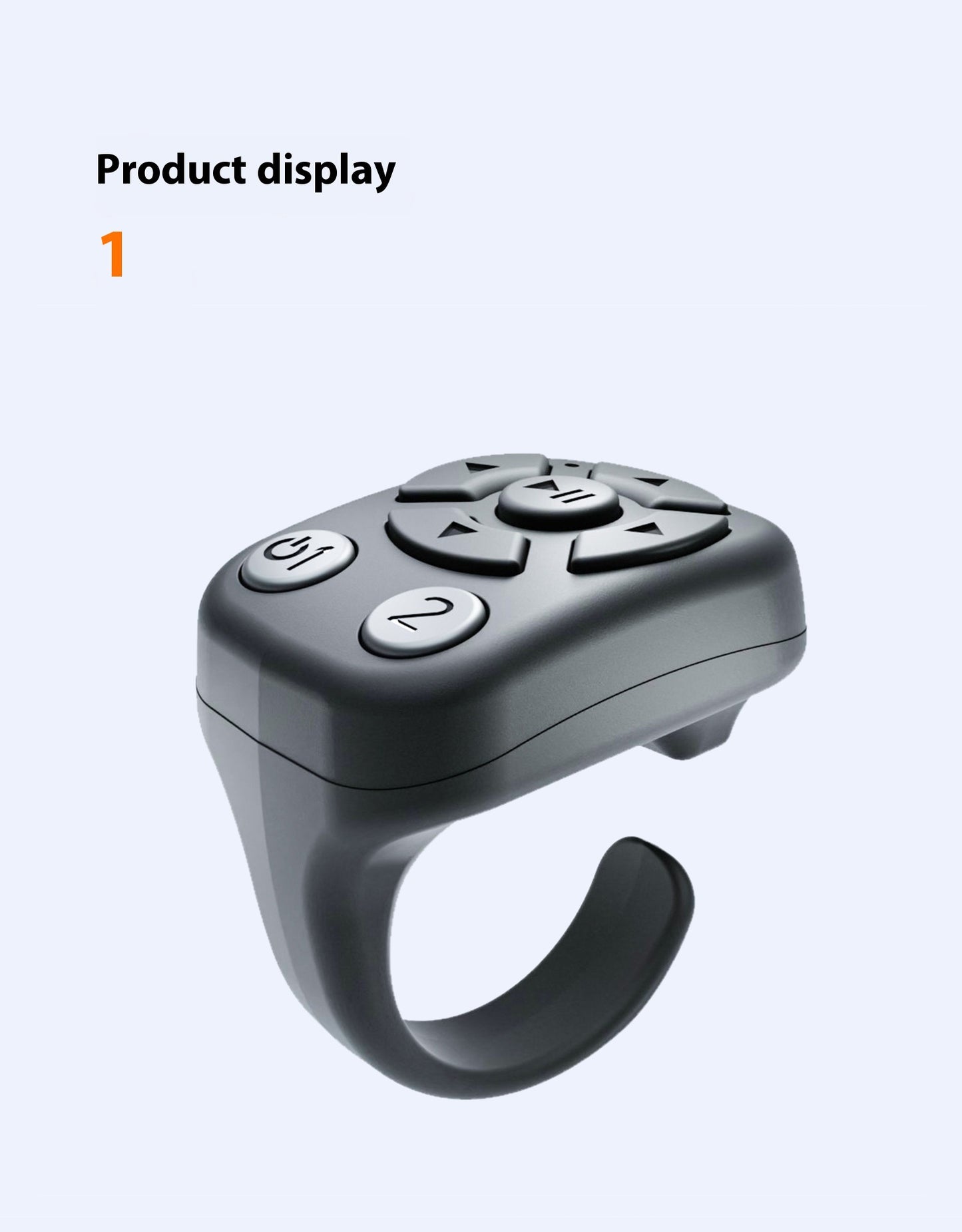 J6 Bluetooth Ring Afstandsbediening | Multifunctionele, platformonafhankelijke mobiele telefooncontroller