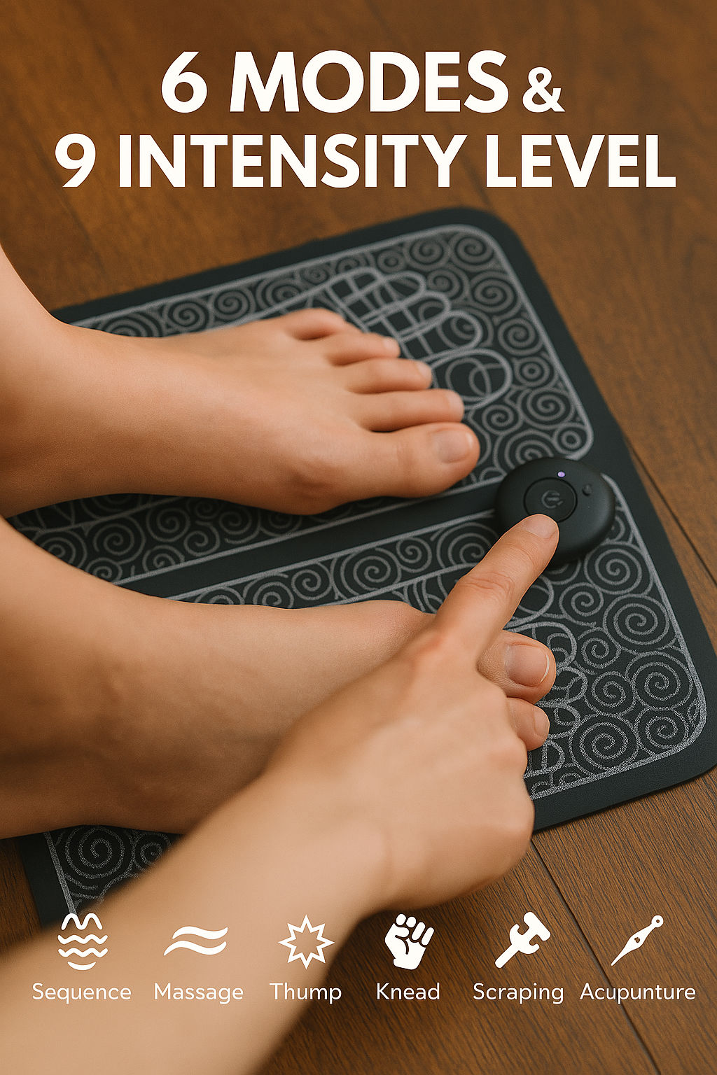 Wireless EMS Foot Relaxer