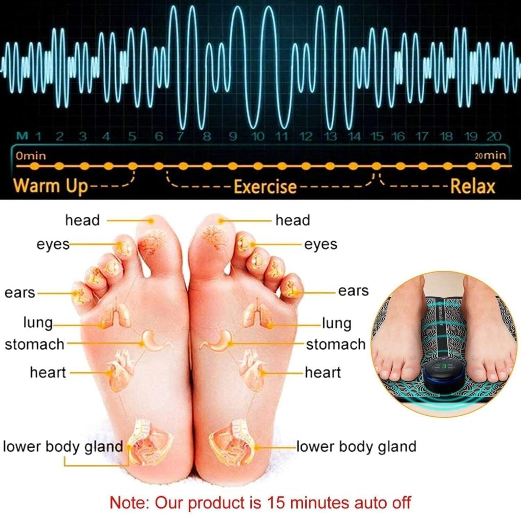 Wireless EMS Foot Relaxer