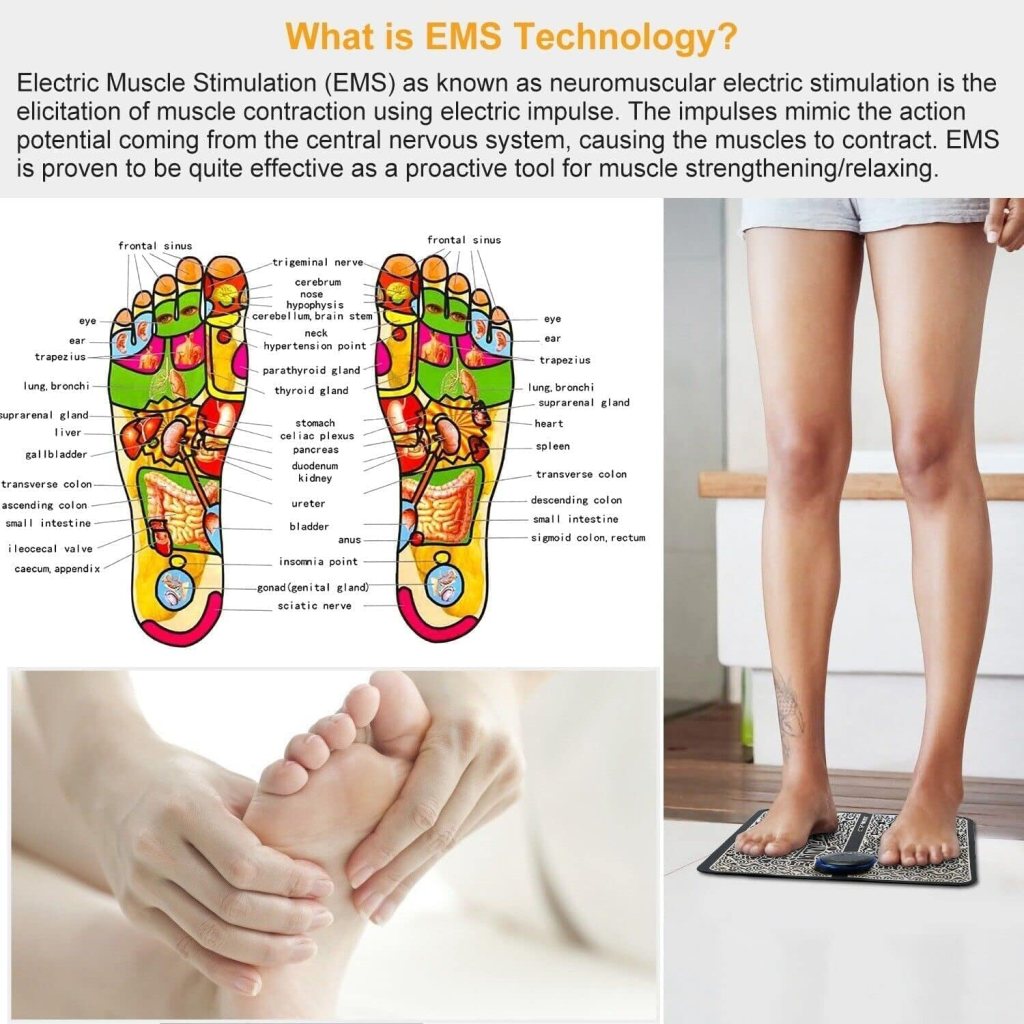 Wireless EMS Foot Relaxer
