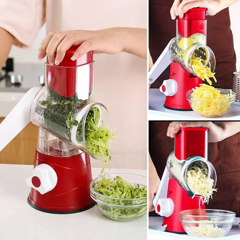 Multifunctionele Chopper Handmatige Roterende Raspš„ 50% KORTING š