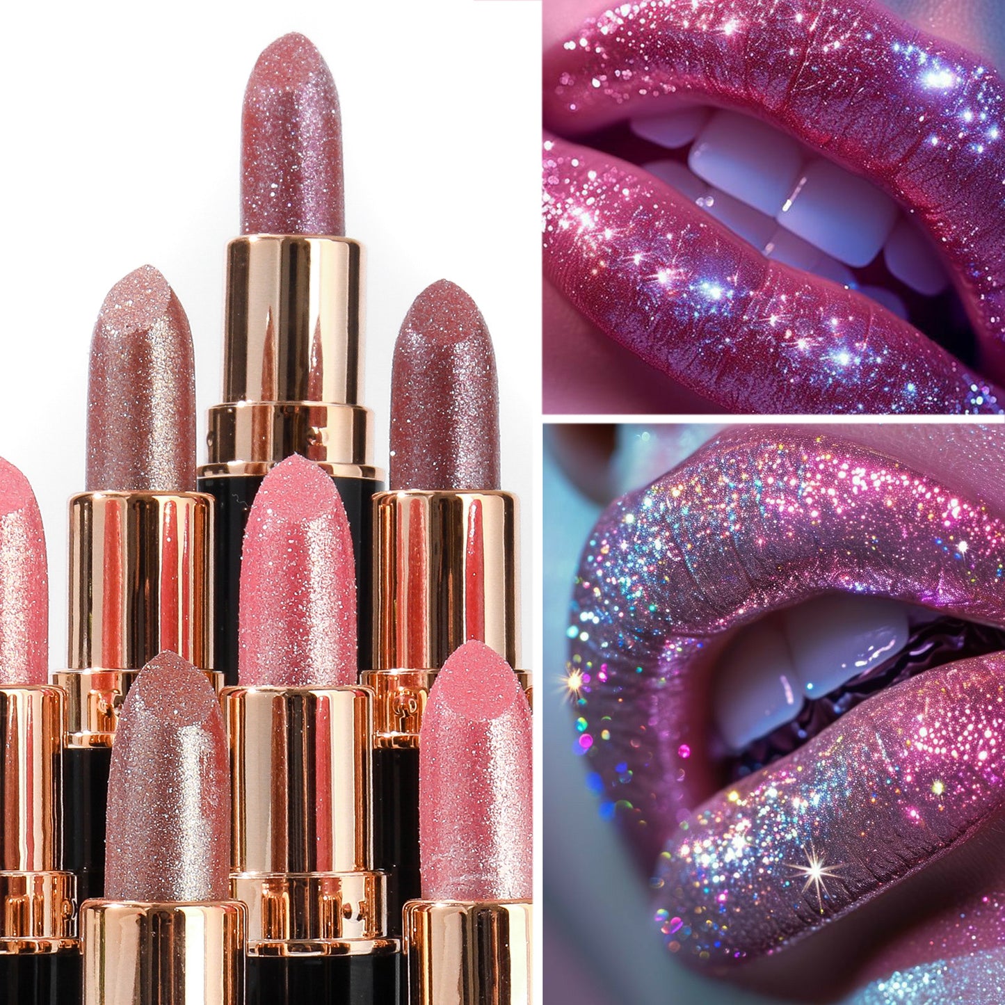 Vandaag's Special--Koop 1 en krijg 1 gratis💋Waterbestendige en hydraterende glitterlippenstift