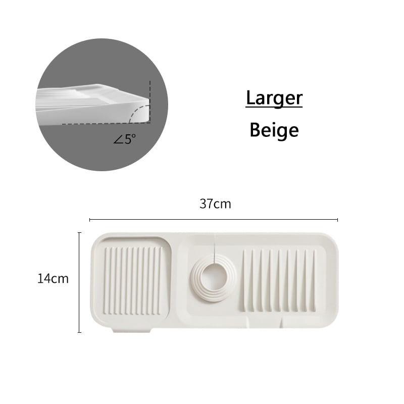 voor keuken en badkamer🔥🔥Silicone spatbescherming voor keukengootsteen