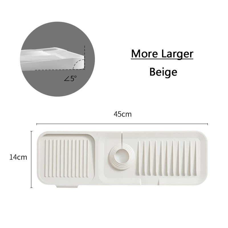 voor keuken en badkamer🔥🔥Silicone spatbescherming voor keukengootsteen