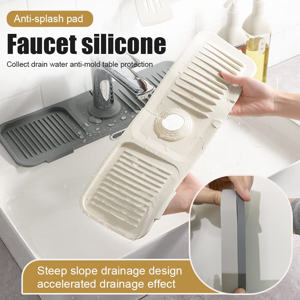 voor keuken en badkamer🔥🔥Silicone spatbescherming voor keukengootsteen