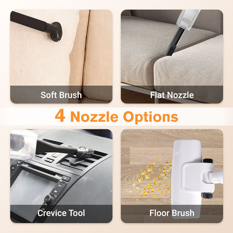 ❄️Winterspecials 49% korting op snoerloze stofzuiger – 6000PA krachtige zuigkracht voor huis en auto
